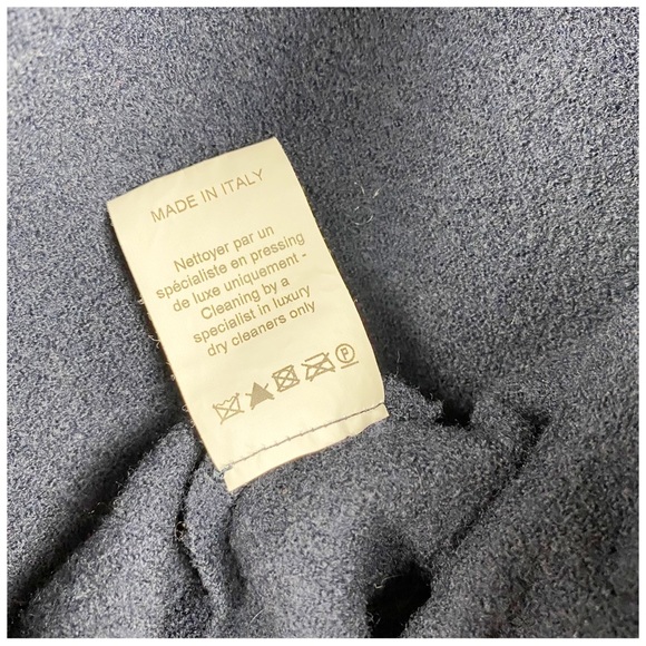 Lanvin Petite Navy Short Sleeve‎ Jacket Size 4 - Picture 8 of 8